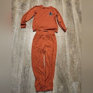 Kids' Cozy Rust Matching Set